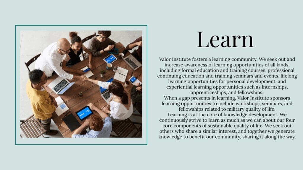 Group meeting with laptops and tablets.